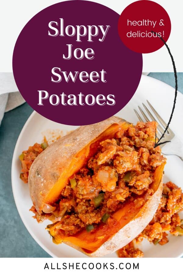 sloppy joe stuffed sweet potatoes