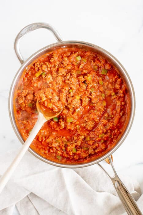 sloppy joe stuffed sweet potatoes