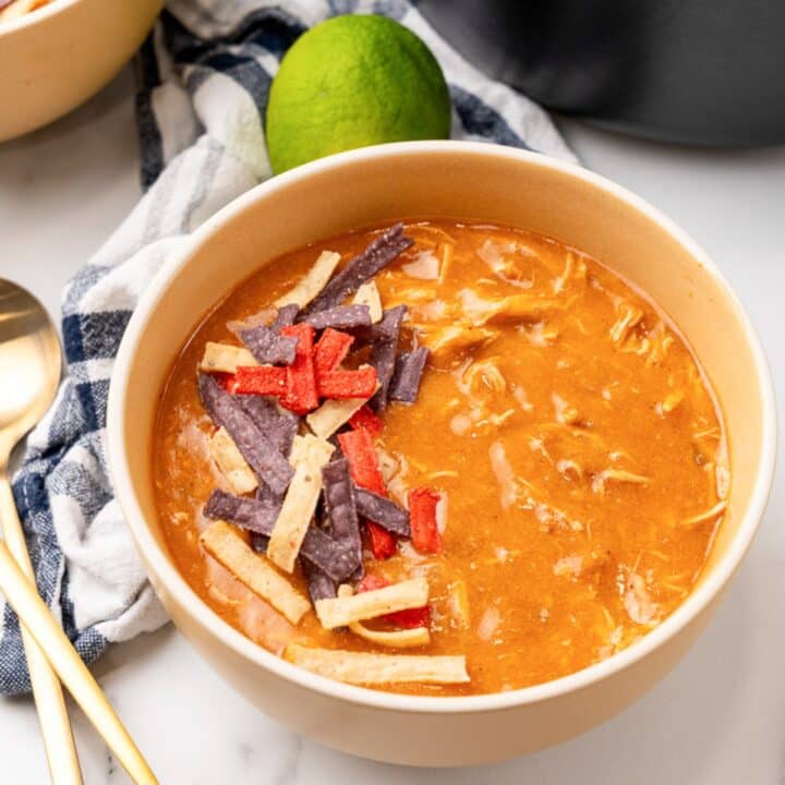 Chili's Southwest Chicken Soup (Copycat Recipe!) - All She Cooks