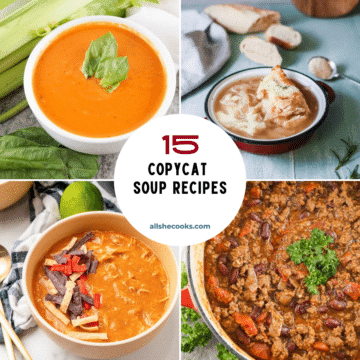 15 Copycat Soup Recipes collage