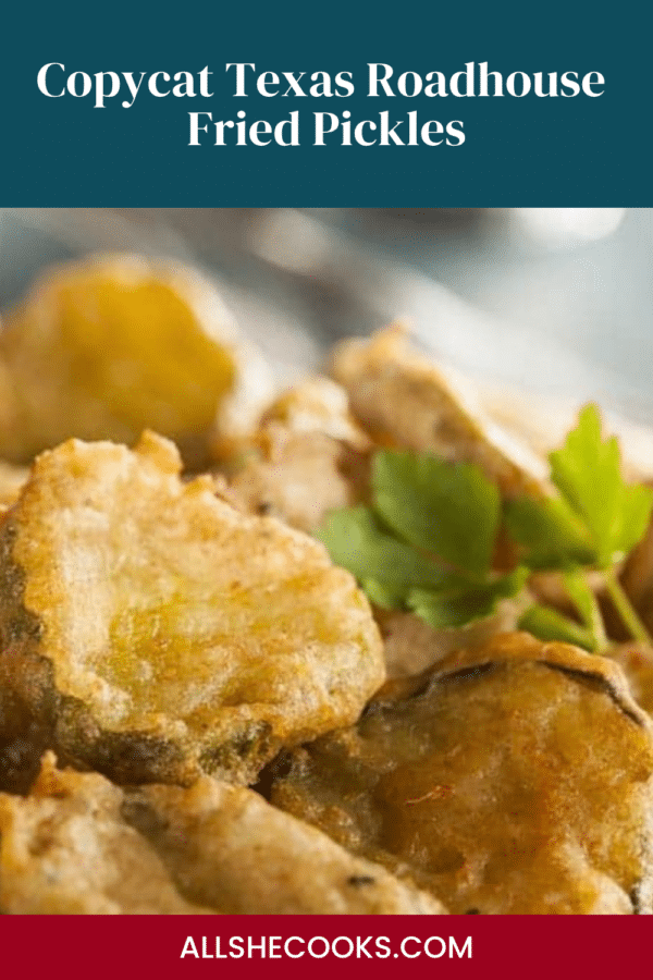 Copycat Texas Roadhouse Fried Pickles Pinterest pin 2