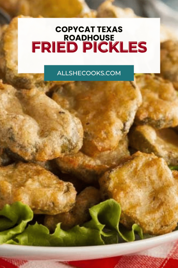 Copycat Texas Roadhouse Fried Pickles Pinterest pin 3